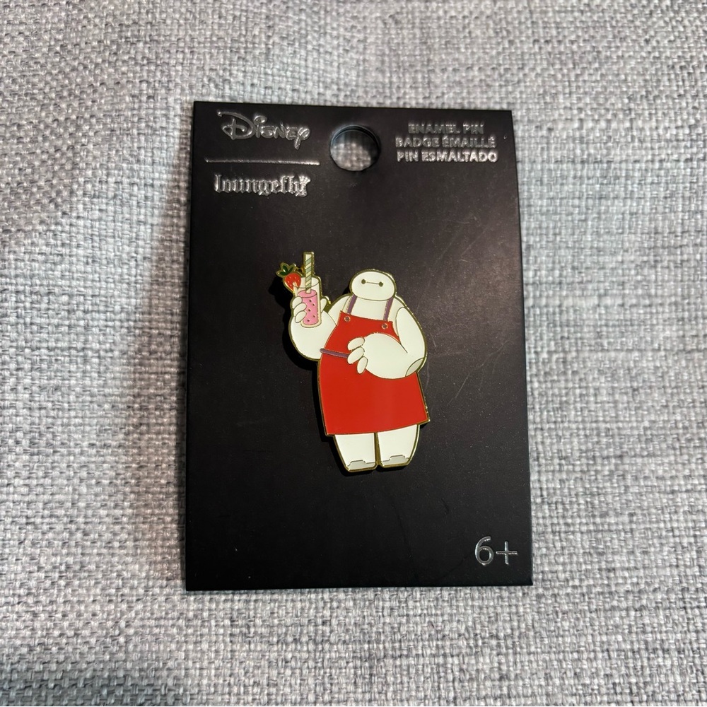 Loungefly Disney Big Hero 6 Baymax Smoothie Enamel Pin